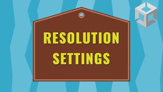 Unity Resolution Dropdown [upl. by Aidas]