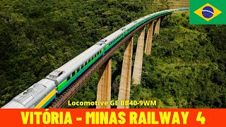 Cab Ride Vitória  Minas Railway Part 4 Desembargador Drumond  Belo Horizonte Brazil 4K [upl. by Nahtnamas278]