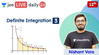 JEE Definite Integration L3  Class 12  Unacademy JEE  JEE Maths  Nishant Vora [upl. by Aivull]