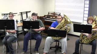 Little Fugue in g minor Tuba Euphonium Ensemble [upl. by Sapphire]