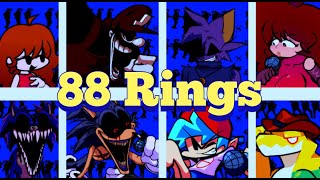 88 Rings but everyone sings it  FNF Cover  CyanBF [upl. by Sabir362]