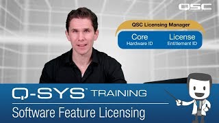 QSYS Software Feature Licensing [upl. by Aihsemak]