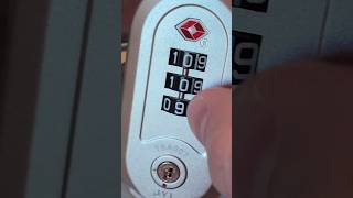 Monos travel luggage lock reset monos luggage [upl. by Ethbinium643]