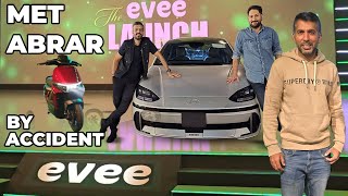 Met Abrar By Accident  Evee Launch Event  PakWheels Vlog [upl. by Elohcim]