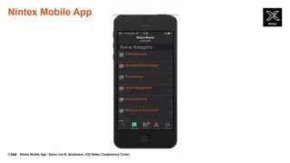 Nintex Mobile App Spesenantrag via Smartphone Demo [upl. by Dymphia]