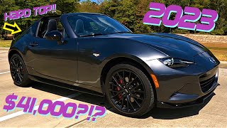 2023 Mazda MX5 Miata RF Review  The 41000 HalfTopless Thrill Seeker [upl. by Kazimir]