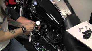 TOTW Road to Darkness Part 5 Kuryakyn Black VShield Horn Cover Installation Video [upl. by Wyon366]