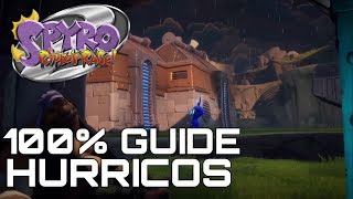 Spyro 2 Riptos Rage Reignited 100 Guide HURRICOS ALL ORBS GEMS [upl. by Trellas341]