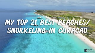 My Top 21 Best Beaches and Snorkeling in Curacao In order from the south to the north [upl. by Jeramey]