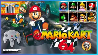 Mario Kart 64  Nintendo 64 gameplay on Mister FPGA [upl. by Templas381]