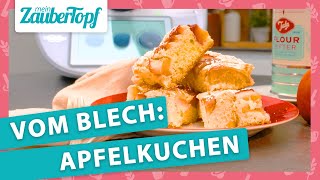 Apfelkuchen vom Blech ganz einfach mit dem Thermomix® [upl. by Niac755]