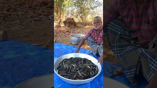 River Fish Fry  Snakehead Fish Cleaning and cooking  Food fun village shorts [upl. by Eon]