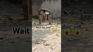 Wait for end 😱😱ytshorts dangerous youtubeshorts teeth brick push up [upl. by Ynneg]