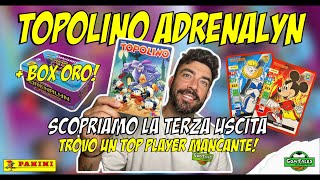 TERZA USCITA TOPOLINO ADRENALYN XL 202425 LA TIN BOX ORO CON CAMARDA E UNA TOP PLAYER NEL FINALE [upl. by Salkin]