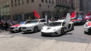 ALBANIAN PARADE NYC 2019  TEAM ALBANIA [upl. by Novyar]