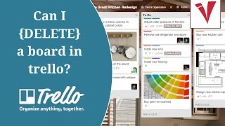 Trello Delete Board [upl. by Seuqram]