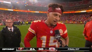 Patrick Mahomes POSTGAME Interview Kansas City Chiefs vs Tampa Bay Buccaneers  2024 NFL Season [upl. by Olotrab]