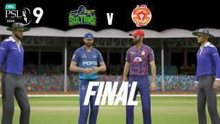 MULTAN SULTANS VS ISLAMABAD UNITED FINAL MATCH PSL 9  CRICKET 24 GAMEPLAY [upl. by Teeter129]