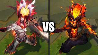 Genesis Nightbringer Yasuo vs Nightbringer Yasuo Skins Comparison League of Legends [upl. by Olpe]