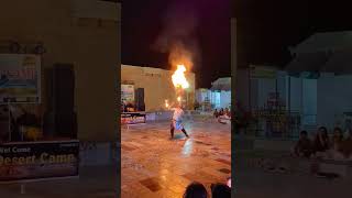 firebreather jaisalmerdesertcamp fire [upl. by Lada]