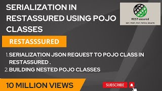 Serialization JSON request to POJO class in RestAssured  RestAssured Serialization [upl. by Kilmarx]