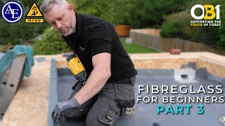 How To Install GRP  Fibreglass Flat Roof Part 3 [upl. by Aina]