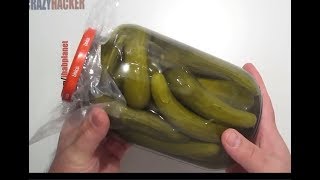 HOW TO MAKE CRUNCHY CUCUMBER PICKLES BY CRAZY HACKER [upl. by Immat]