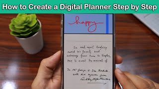 How to Create a Digital Planner Step by Step [upl. by Noelani]