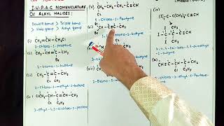 XII Organic Chemistry Topic quot Nomenclature of Alkyl Halidesquot Lecture 15 [upl. by Enihpets]