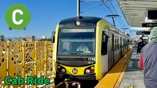 Los Angeles Metro C Line Cab Ride  AviationCentury to Norwalk Station [upl. by Cronin818]