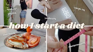 Diet vlog  how to start a diet what I do to lose weight 00 [upl. by Cowden]