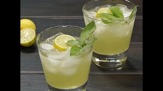 Easy way to make Lemon Basil Gimlets [upl. by Arrait399]