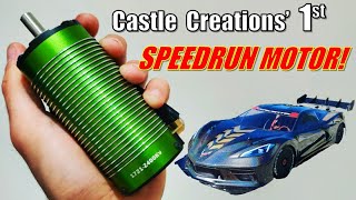 New CRAZY Speedrun Motor Castle Creations 1721 2400kv [upl. by Ahsikit]