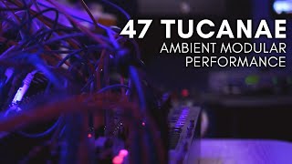 47 Tucanae Ambient Modular Performance Vector Graphic VCO Belgrad E370 [upl. by Aicenev]