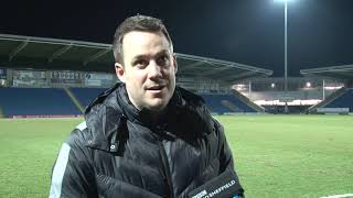 Postmatch interview Aldershot h [upl. by Buehrer]