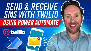 Send amp Receive SMS with Twilio using Power Automate [upl. by Eillim]