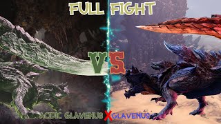 Acidic Glavenus Vs Glavenus FULL FIGHT Turf War [upl. by Arbuckle]