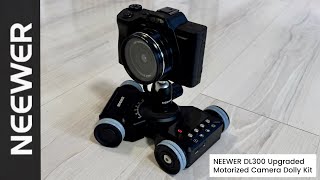 NEEWER DL300  Electric Motorized Video Dolly for Smartphone and Digital Camera [upl. by Nishi]