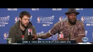 LeBron on Delly People are trying to give him a bad rap He doesnt deserve it [upl. by Riay]