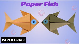 Easy Origami Fish Tutorial  Fun and Simple Paper Craft [upl. by Annie487]