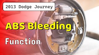 How to Use ABS Bleeding Function on SDS  2013 Dodge Journey [upl. by Mohamed]