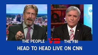 John McAfee and the FBI Finally Face Off On CNN CNN Interview [upl. by Onitsoga]