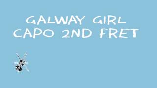 galway girl ed sheeran lyrics n chords [upl. by Teerprah]