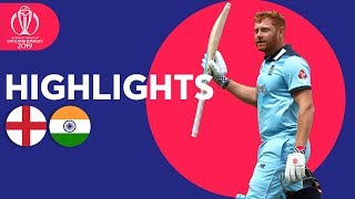 Bairstow Leads England To Victory  England vs India  Match Highlights  ICC Cricket World Cup 2019 [upl. by Hanimay]