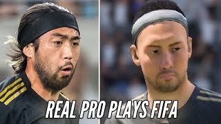 Soccer Pro Plays FIFA 19 Kickoff Mode • Professionals Play [upl. by Airbmac]