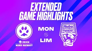 Belfius MonsHainaut vs Hubo Limburg United  Game Highlights [upl. by Nicholas488]