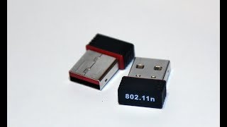 WiFi Usb адаптер 80211n посылка с AliExpress тест [upl. by Ahsenit]