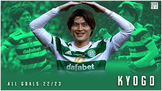 All Celtic Goals 202223  Kyogo hits 34 goals for the Celts [upl. by Dnaltiac]