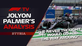 What Caused Valtteri Bottas’ Pit Lane Spin Jolyon Palmers F1 TV Analysis  2021 Styrian Grand Prix [upl. by Kinata]