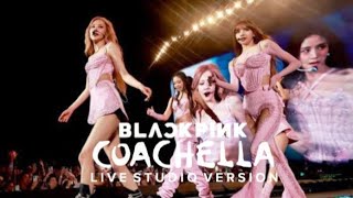 BLACKPINK  WHISTLE  DANCE BREAK  COACHELLA 2023 Live Band Studio Version [upl. by Loni724]